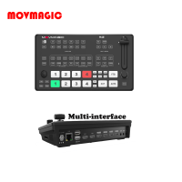 Mezclador de Video Profesional de 5 Canales |   Salida Multi-Interfaz, Almacenamiento USB, Control PTZ, Transmisión de Video sin Pérdidas, Metálico
