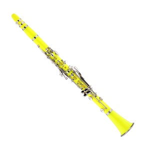 Seasound fábrica OEM amarillo JYCL301YW barato 17 teclas ABS resina plástico <span class=keywords><strong>clarinete</strong></span> - Product Image 1