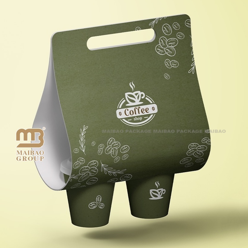 Cardboard Paper Coffee Cup Holder One