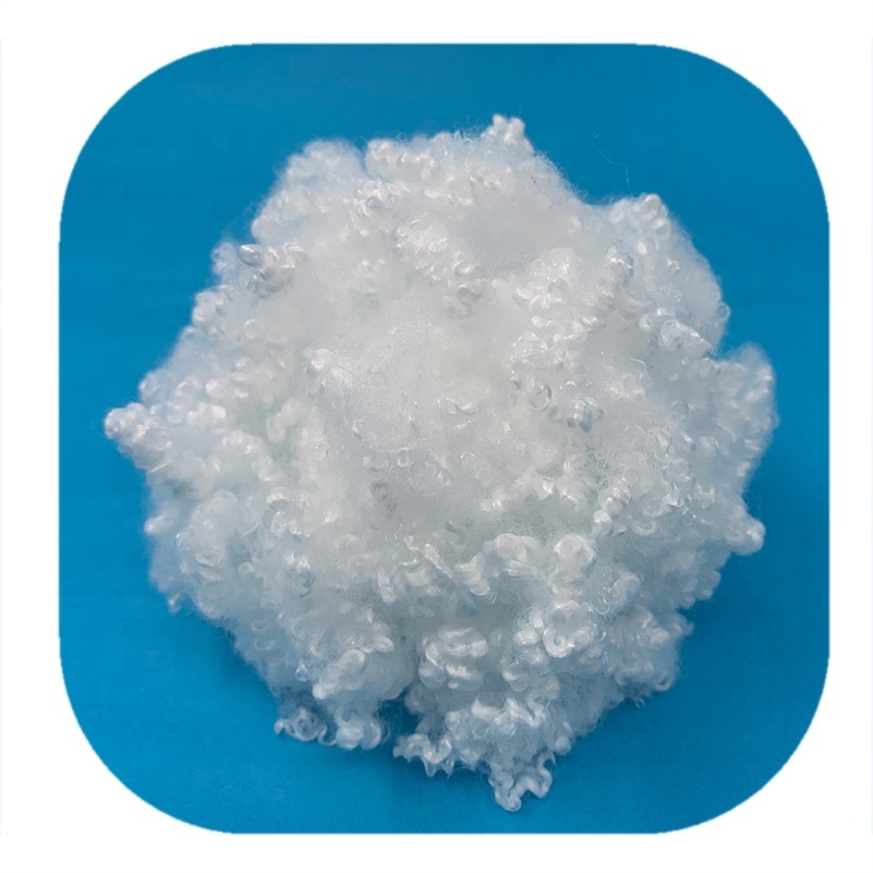 Competitivo fiber hueca 7D fiber hueca siliconada relleno fiber de polyester