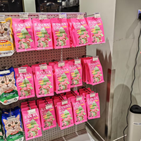 Viral Cat Lollipop Treats Camilan Kucing Interaktif Beku Kering di Atas Stik Camilan Kucing Sehat Hadiah Pelatihan dan Perkasaan untuk Kucing Pemilih