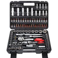 Kaisi — Kit d'outils de réparation automobile, 150 pièces, Kits manuels d'urgence, Kit de clé à douille CRV