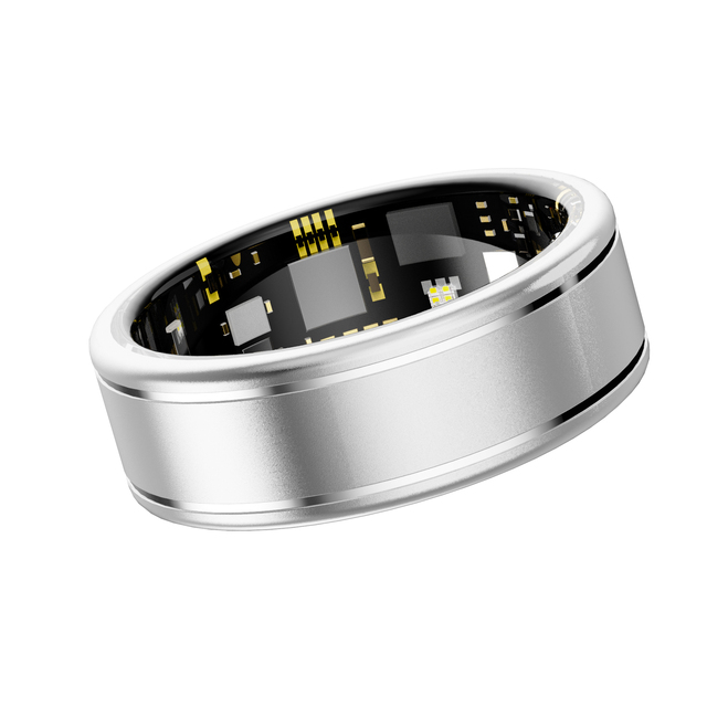 App Control Finger Rings R10 with Sleep Monitoring 24-hour Health Monitor Multi-sport Mode 5ATM Waterproof Fashion Smart Ring