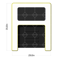 Rampe gonflable en PVC de qualité commerciale pour bateaux et animaux de compagnie, installation facile pour les grands chiens pour la maison, parc aquatique, attractions, vente en gros