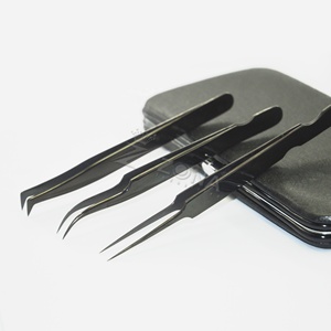 Pinces à cils en acier inoxydable, étui magnétique, obtenez des Kits personnalisées de 34 pièces du PAKISTAN - Product Image 2