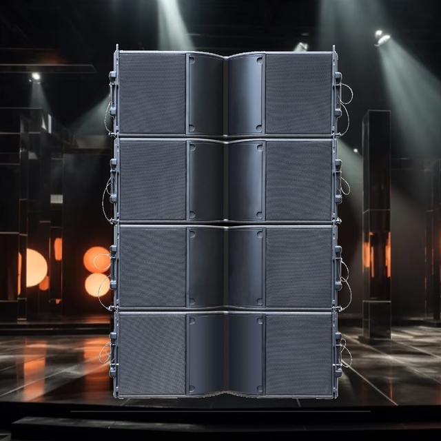 Good Quality Plywood Material K210 Double 10 Inch Passive 2 Way Line Array Speaker Enclosure Speaker Sound System