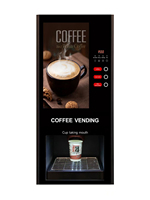 Machine à café entièrement automatique 8 saveurs, machine à café instantané, distribution automatique de tasses, types variés