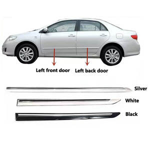 Nova Condição Carro Corpo Peças Sobressalentes Frente Porta Guarnição Lateral Saias Moldagem Anti-Colisão Strip - Product Image 2