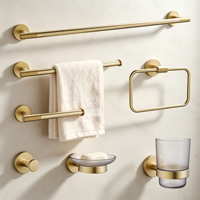 Kit de quincaillerie de salle de bain multi-finitions (porte-serviettes/crochet/porte-vaisselle/porte-gobelet), fournitures pour entrepreneurs pour villa
