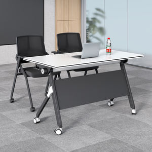 आधुनिक सम्मेलन डेस्क काले लकड़ी प्रशिक्षण डेस्क सम्मेलन टेबल संयोजन कार्यालय फर्नीचर डेस्क वीडियो कॉन्फ्रेंस के लिए कार्यालय फर्नीचर डेस्क - Product Image 2