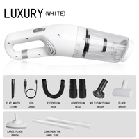 Aspirateur portable sans fil mini, puissant, pour voiture et maison, idéal pour la poussière et les poils d'animaux, rechargeable par USB