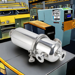 Корпус воздушного фильтра Chengtong из пищевой нержавеющей стали 304/316L с быстросъемным ручным креплением для фильтрации паров и газов в кулинарии - Product Image 5