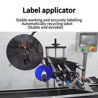 Machine d'étiquetage à plat de haute précision, applicateur automatique d'étiquettes autocollantes pour cosmétiques