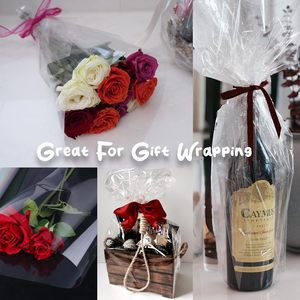 تغليف الهدايا فيلم تغليف الزهور لفة السيلوفان واضحة بوب فيلم التعبئة لسلال الهدايا التفاف - Product Image 2