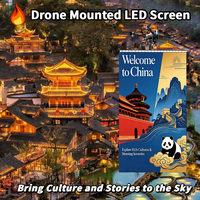Drone d'affichage visuel LED cinétique aérien Bestar P25, contrôle intelligent, économe en énergie, vision à 360°, étanche IP65, promotion pour points de repère