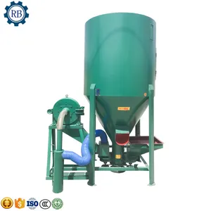 Maiale feed mixer e grinder macchina/pollame linea di alimentazione di miscelazione e di rettifica macchina/alimentazione a pellet che fa la macchina per animali di alimentazione