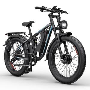 Vélo électrique tout-terrain E26pro 48V 23Ah à double moteur de 26 pouces avec logo personnalisé, fabricant OEM de vélos électriques pour adultes Q20, vélos électriques personnalisés avec logo - Product Image 1