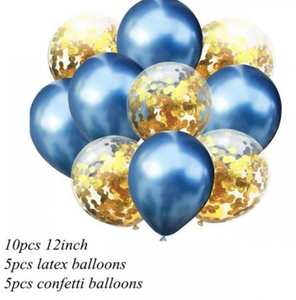 12 "紙吹雪バルーンセットラテックスバルーンパーティーキット用品結婚式の誕生日感謝祭クリスマスベビーシャワーパーティーの装飾 - Product Image 5