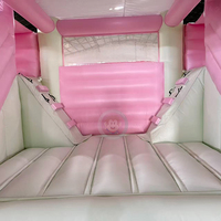 Château gonflable avec nœud papillon, toboggan et piscine à balles, de qualité commerciale, pour enfants