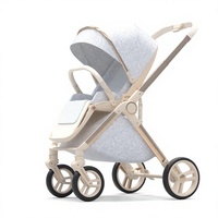 Poussette bébé 3 en 1 légère, pliable, format cabine, système de voyage portable, idéale pour les voyages en avion