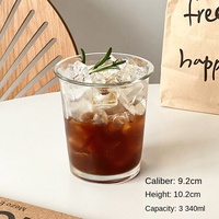 Estick Ins Style Backmouth Verre Boissons Café Thé Lait Latte Petit Déjeuner Tasses pour Milkshakes