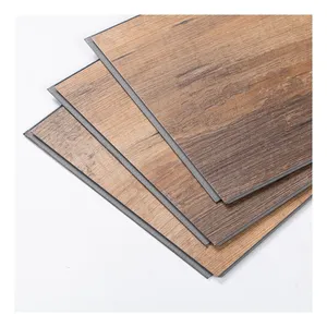 100% Waterproof Moisture-proof stone grain carpet grain anti-scratch 4.5mm PVC click flooring high quality