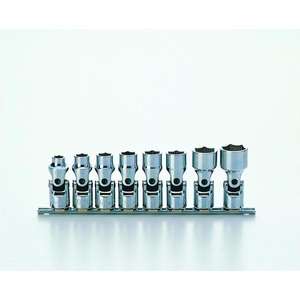 KOKEN-Jeu de douilles universelles hexagonales métriques RS3440M/8 3/8 ''(8 pièces) -EAN 4991644217311 DOUILLES À MAIN 3/8" - Product Image 1