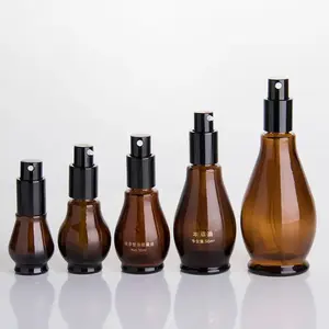 Offrez-vous les flacons en verre ambré rechargeables en vaporisateur à brume fine de 20ml, 30ml et 50ml pour vos huiles essentielles et parfums préférés