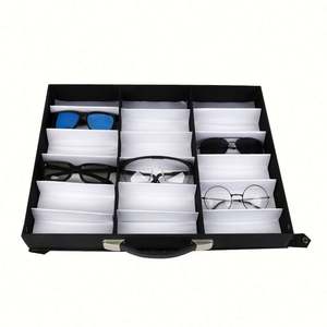 Présentoir de rangement en gros pour 18 paires de lunettes, boîte organisatrice pour lunettes de vue et de soleil - Product Image 5