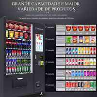 Distributeur automatique de snacks RUNYANG personnalisé pour l'extérieur, machines de vente automatiques pour aliments et boissons