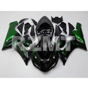 ชุดแฟริ่งมอเตอร์ไซค์ Kawasaki ZX-6R 636 ปี 2005-2006 Ninja ZX6R ZX636  วัสดุ ABS ฉีดขึ้นรูป ชุดแต่งแฟริ่งแบบกำหนดเอง รุ่น K0605-113a - Product Image 1