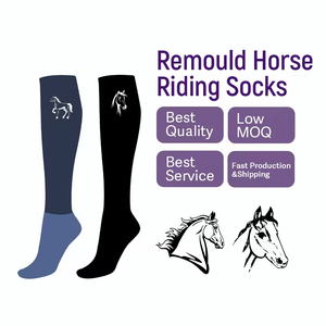 Unisex Comfortable Knee High Horse Riding <strong>Socks</strong> with Custom Logo Youth Equestrian <strong>Boot</strong> <strong>Socks</strong> - Product Image 4