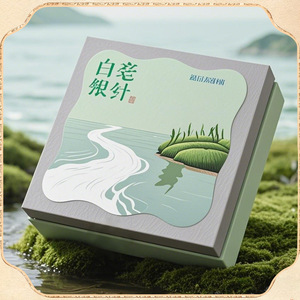 Boîte cadeau Baihao Silver Needle, emballage de thé haut de gamme personnalisé, boîte cadeau personnalisée pour thé vert et thé noir de spécialité - Product Image 4