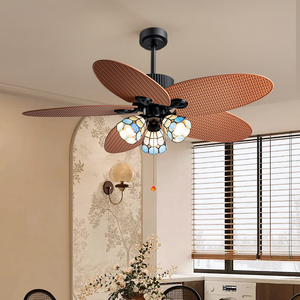 Đen Sang Trọng Trong Nhà ABS Phòng Khách Phòng Ngủ Tối Giản Phong Cách Dây Kéo Quạt Trần Điện Kim Loại Cơ Khí AC Động Cơ Trang Trí - Product Image 4