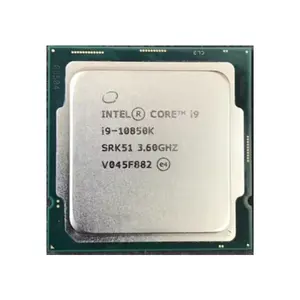 Intel i9 10850k çekirdekli masaüstü CPU i9 10Gen serisi CPU 3.6GHz seviye 3 önbellek 20MB yuvası tipi LGA1200 yepyeni stok