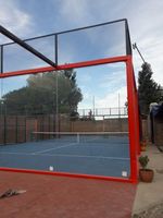 Clôture de terrain extérieur en maille respirante, résistante au vent, avec structure en acier galvanisé antirouille, pour jardin, villa et sites sportifs ouverts