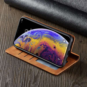 Custodie per telefoni in pelle di alta qualità per <span class=keywords><strong>iPhone</strong></span> <span class=keywords><strong>11</strong></span> Book Flip Wallet <span class=keywords><strong>Cover</strong></span> per telefono con porta slot per schede <span class=keywords><strong>portafoglio</strong></span> con flip <span class=keywords><strong>cover</strong></span> in PU - Product Image 5