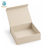 Boîte cadeau pour événements d'entreprise, surface lisse, pliable, gain de place, robuste, vierge, non imprimée