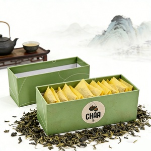 Eco-friendly Tea Paper Box with Telescope <b>Boxes</b> Easy to Use <b>Cheap</b> and Durable Suitable for Green Tea <b>Gift</b> Packaging - Product Image 1