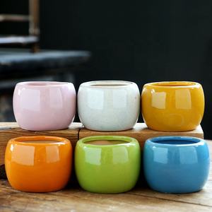 Pot de fleurs en céramique écologique <span class=keywords><strong>pour</strong></span> chat, <span class=keywords><strong>pour</strong></span> la décoration de la maison et du jardin, pot à succulentes en porcelaine <span class=keywords><strong>pour</strong></span> chat, vente en gros - Product Image 5