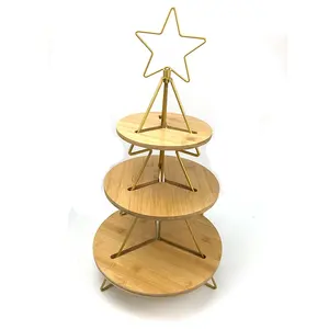 Kerstboom Vorm Cupcake Stand En Dienblad Voor Desserts Dienblad En Cupcake Houder