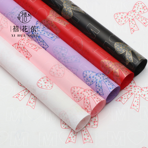 กระดาษห่อของขวัญลายดอกจูบิลี่ นงฟางฮัว แบบโปร่งแสง พิมพ์ลายด้วยหมึกทำมือ ขนาด 57x20 ซม. และ 57x57 ซม. รุ่น <span class=keywords><strong>FHJ</strong></span> - Product Image 5