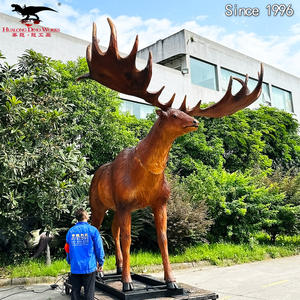 Modèle géant d'animal préhistorique pour musée, centre commercial, parc à thème, bête à dents sculptées, loups, mammouth - Product Image 5