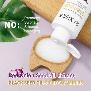 Champú Vegano de Aceite de Semilla Negra de Cebolla Roja a <span class=keywords><strong>Precio</strong></span> de Fábrica, Anticaspa, Anticaída, Suavizante e Hidratante - Product Image 4