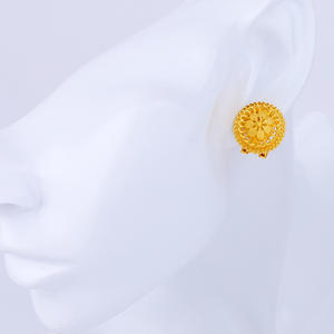 Kalung anting-anting berlapis emas 24K wanita Grace liontin Aloi desain unik untuk pesta pernikahan tunangan-<span class=keywords><strong>Dubai</strong></span> modis - Product Image 5