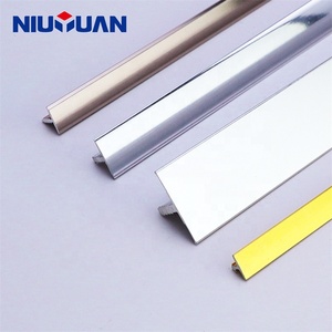 Niuyuan OEM nhà máy kim loại sàn chuyển tiếp dải nhôm t hình dạng gạch TRIM - Product Image 4