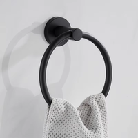 Support mural moderne en acier inoxydable pour serviettes de bain et brosse WC – Écologique, idéal pour hôtels et usage domestique
