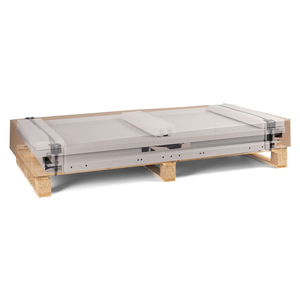 Établi Fami Work 200cm bleu avec roues et plateau en bois - Product Image 3