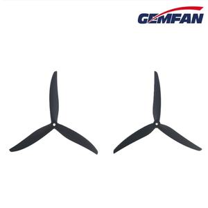 Hélices Gemfan 9045 de Tres Aspas de Fibra de Vidrio y Nailon para Máquinas de Gran Tamaño, Hélice Espiral de Tres Aspas de 9 Pulgadas para Máquinas de Gran Tamaño - Product Image 2