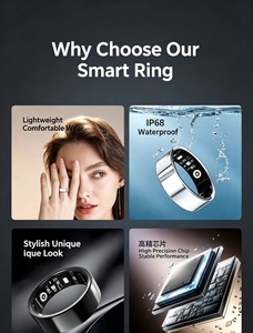 Waterproof Smart Health Ring Heart Rate Blood Oxygen Sleep Activity Tracker Stainless Steel Fitness Smart Ring for Men Women - Product Image 3